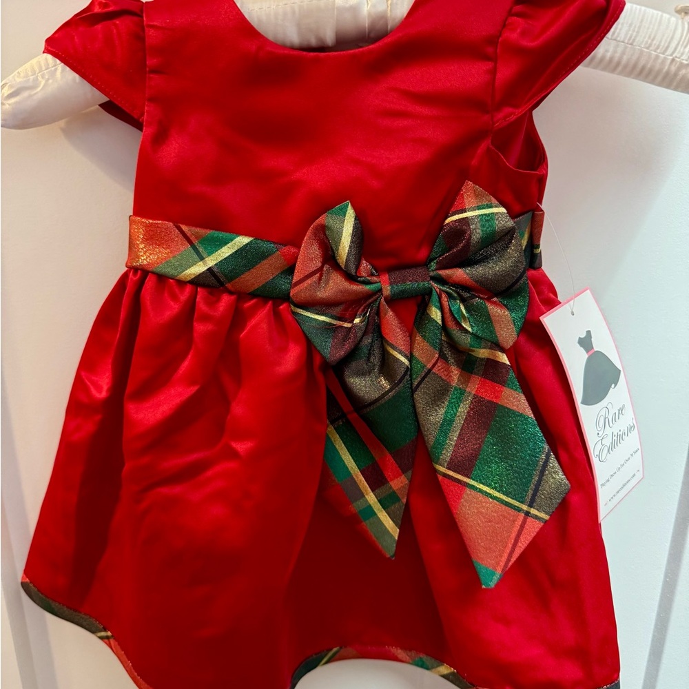 Rare Editions Red Plaid Dress